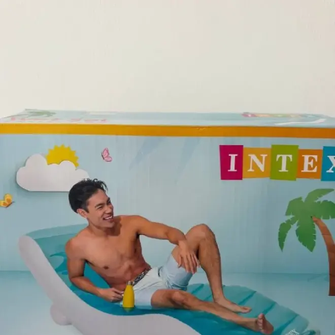 Надувной лежак Intex