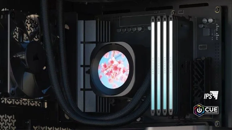 CORSAIR iCUE LINK TITAN 360 RX LCD система жидкостного охлаждения