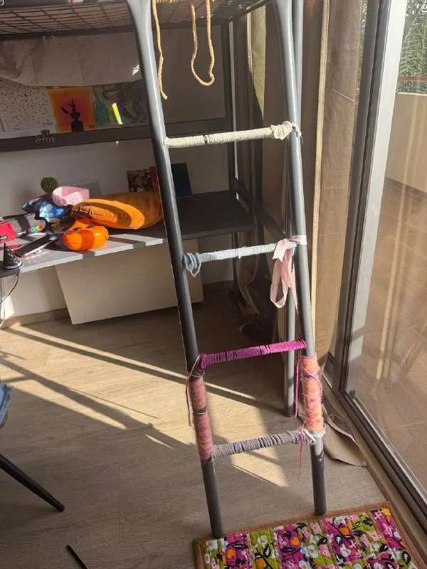 Кровать-чердак IKEA со столом
