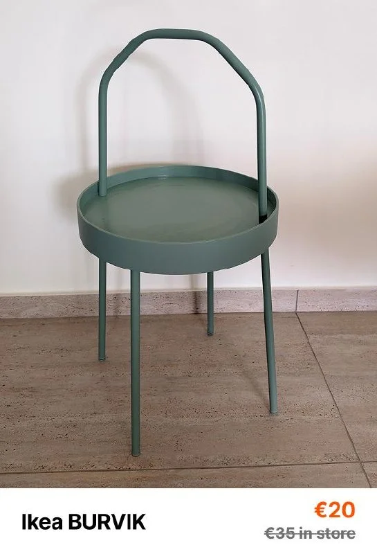 Приставной столик Ikea BURVIK