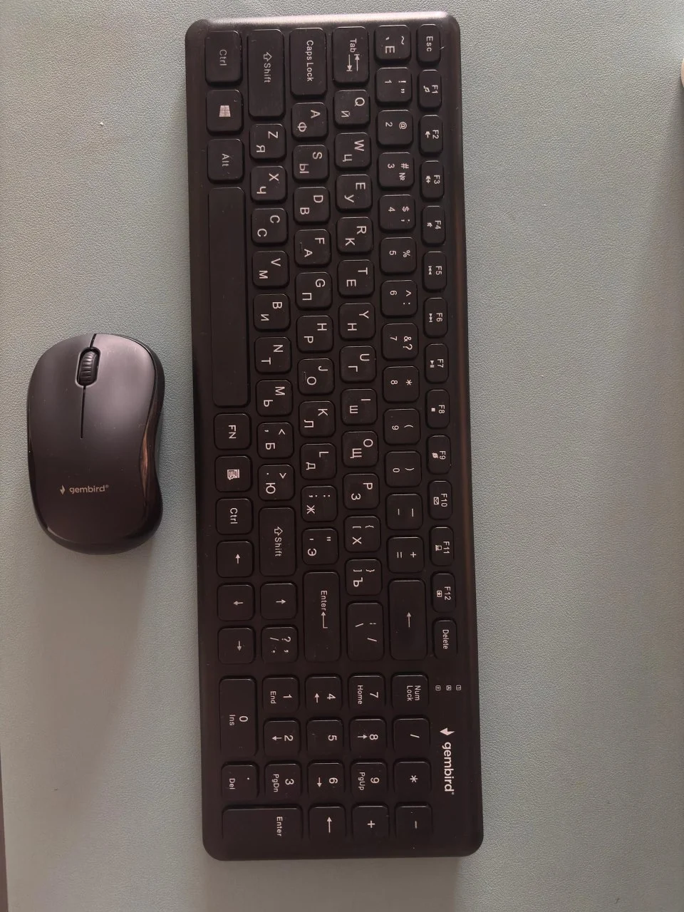 Беспроводная Клавиатура + мышь Gembird KBS-9200