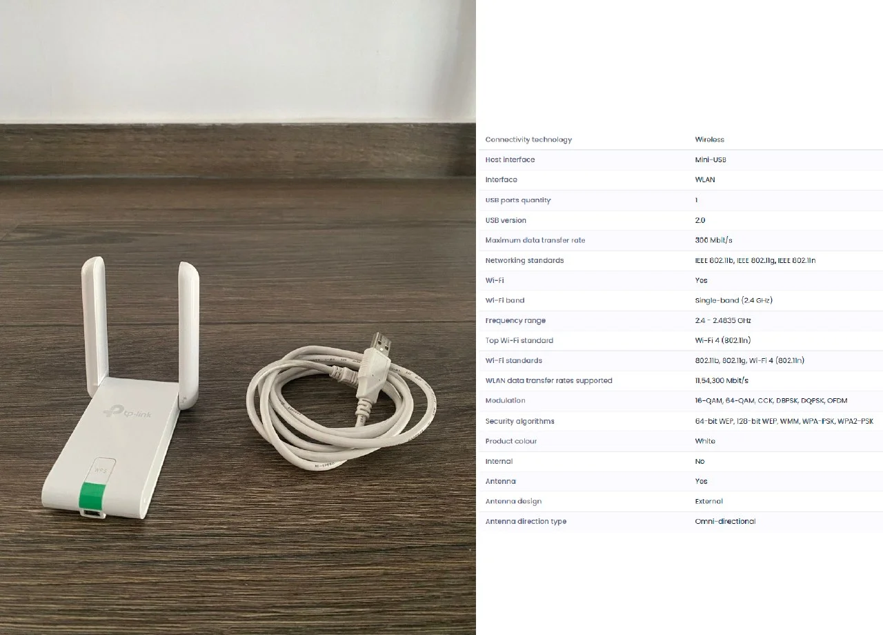 TP-Link TL-WN822N 300Mbps USB Wi-Fi Adapter